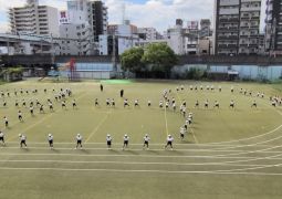 0925　運動場練習スタート